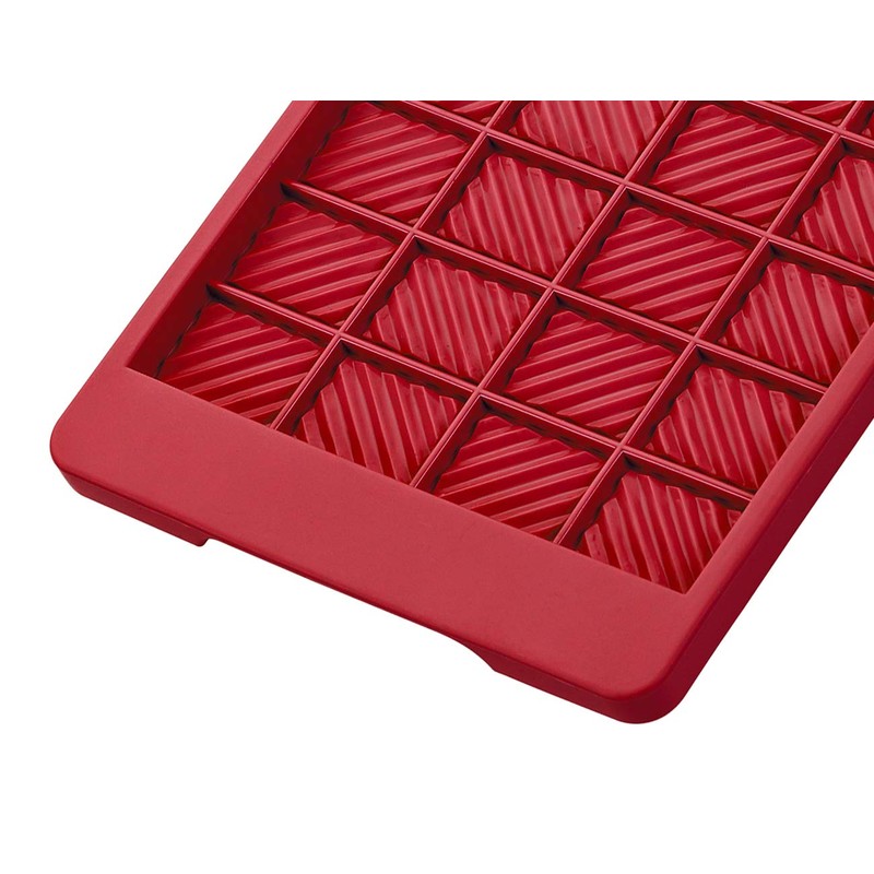 Lurch 83090 Schokoladentafel / Gussform mit Blumenmotiv aus 100% BPA-freiem