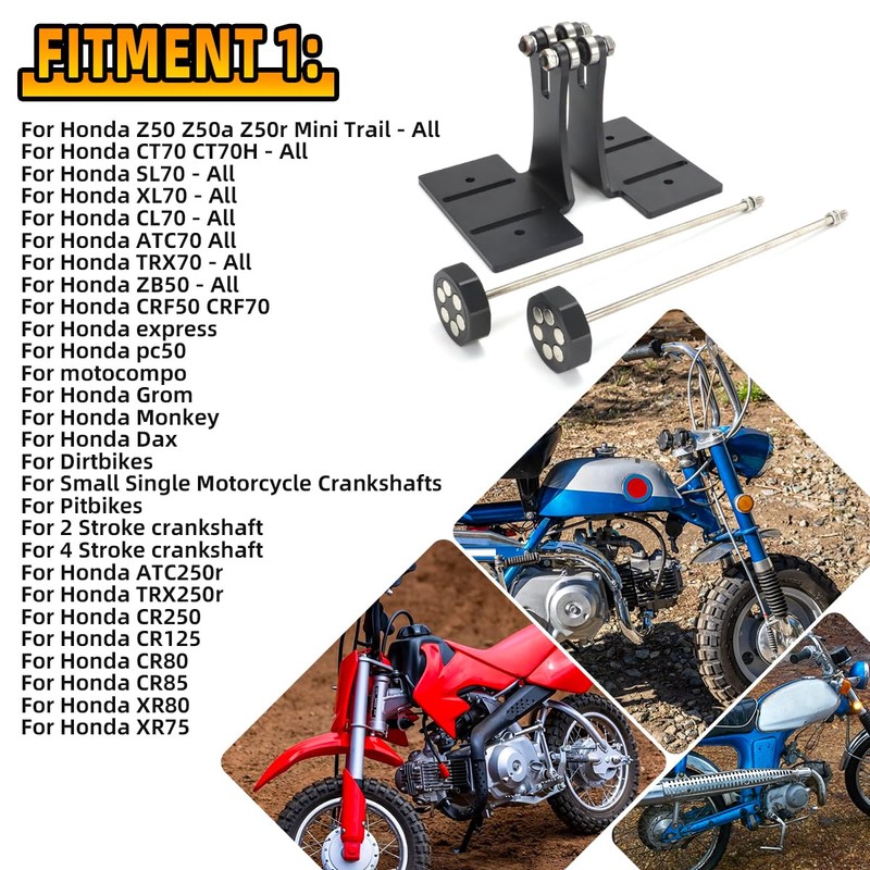 Motorcycle Moped Crank Crankshaft Truing Stand Runout Measurement Tool with