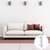 Jetec Plastic Head Double Pins Bed Skirt Holding Pins White