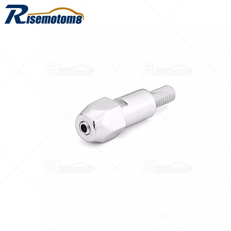 Risemotom8 Chrome Rear Turn Signal Light Relocation Mount Kit For