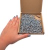 SKIR'CO (150 pcs) Zinc Plated Steel 3.5 x 30 mm