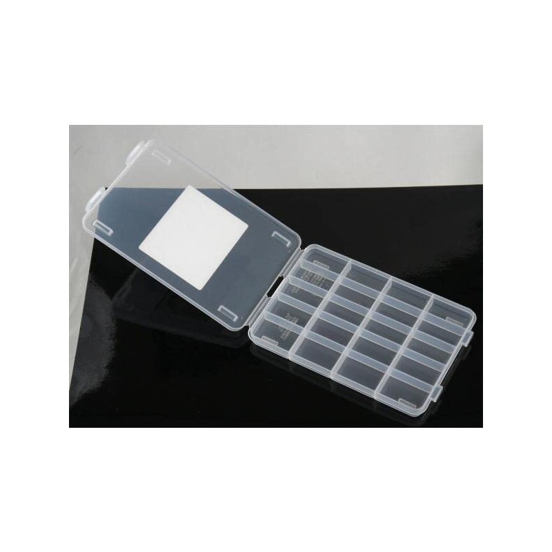 SIKIRI Partition Case, Nail Tip Case, 4.5 x 6.7 x