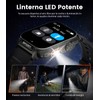 ESFOE Reloj Inteligente Hombre,1.91" HD Smartwatch con LED Linterna, Llamadas