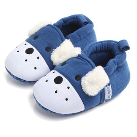 Sawimlgy Newborn Infant Baby Boys Girls Slipper Soft Non Skid Sole Slip On House Animal Sock Shoes Crib Moccasins for New Walkers