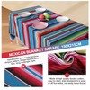 Liseng Mexican Sarape Picnic Blanket Throw Table Blanket Hot Bar