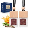 HANOLLY Car Air Freshener Hanging Diffuser 2 Pack - Volcano