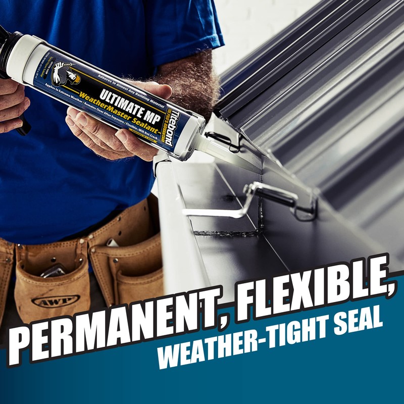 Titebond 71001 WeatherMaster Ultimate MP Sealant Cartridge, 9.5 oz., White