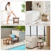 HIPS Shower Benches for Inside Shower, Shower Stool with Space-Efficient