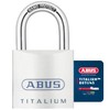 ABUS Titalium padlock 80TI/45 - Cellar lock with lightweight, solid