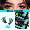 Lash Clusters Wispy 320PCS Eyelash Clusters 90D Lashes Clusters 10-16mm