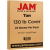 JAM PAPER Extra Heavyweight 130lb Cardstock - 215.9 x 279.4