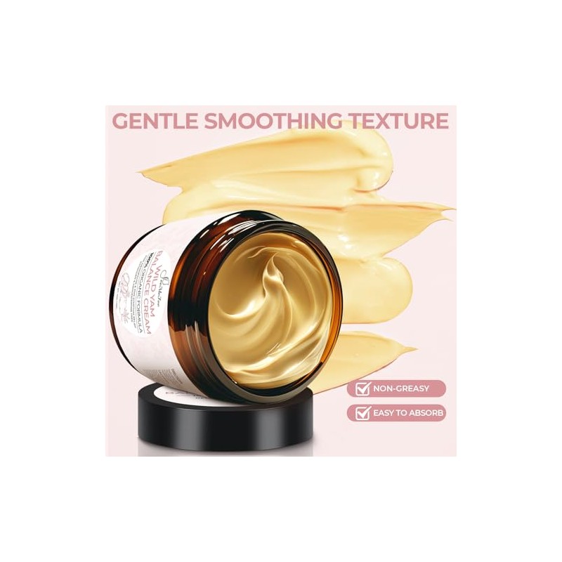 FeeMeFee Crema De Ñame Silvestre 2 Oz, Crema Equilibrante Orgánica