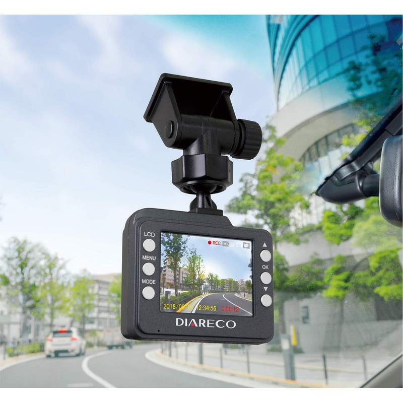 Nplace NDR-RC173 Dash Cam (2-inch LCD, 2 Megapixels, G Sensor),