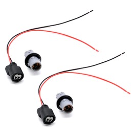 HAOTOM Set of 2 Fender Turn Signal Side Marker Corner Light Socket & Connector Wire Harness Compatible For Honda CR-V 2015 2016,Accord 2010 2011 2012,Acura 2011 2012 2013 33304-S5A-003