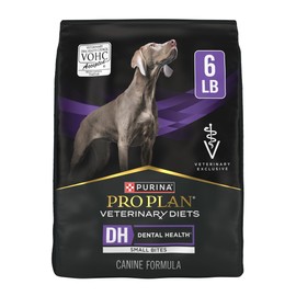 Purina Pro Plan Veterinary Diets DH Dental Health Small Bites Dog Food Dry Canine Formula - 6 lb. Bag