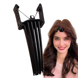 (Does Not Damage Your Hair, Easy 3 Minutes) Hair Volume Pincher, Root Rising Clip, Bangs, Flat Hair, Volume Up, Heatless, Hair Clip, For Men and Women (Black)