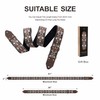 Nefelibata Nefelibata Guitar Strap,Jacquard Embroidery Cotton Guitar Straps with Crazy