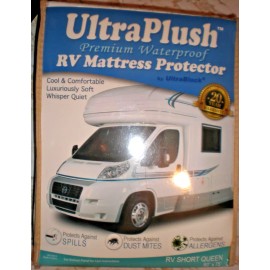 Ultra Block RV Short Queen Ultra Plus Premium Waterproof Mattress Protector Cover 60" x 75"