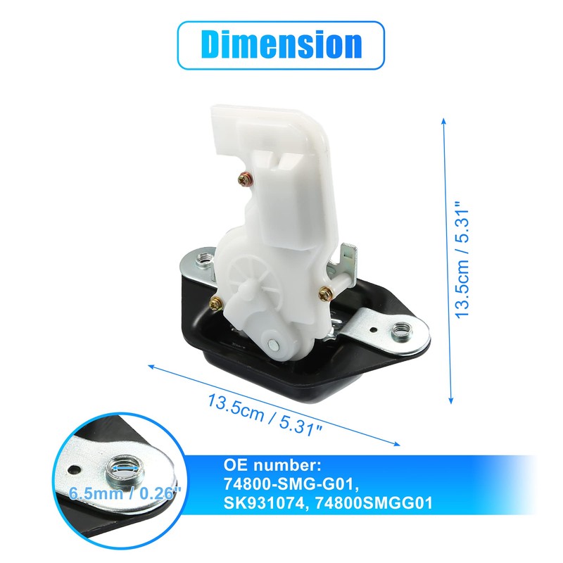 X AUTOHAUX Boot Lock Drive 74800-SMG-G01 for Honda CR-V 2007-2011