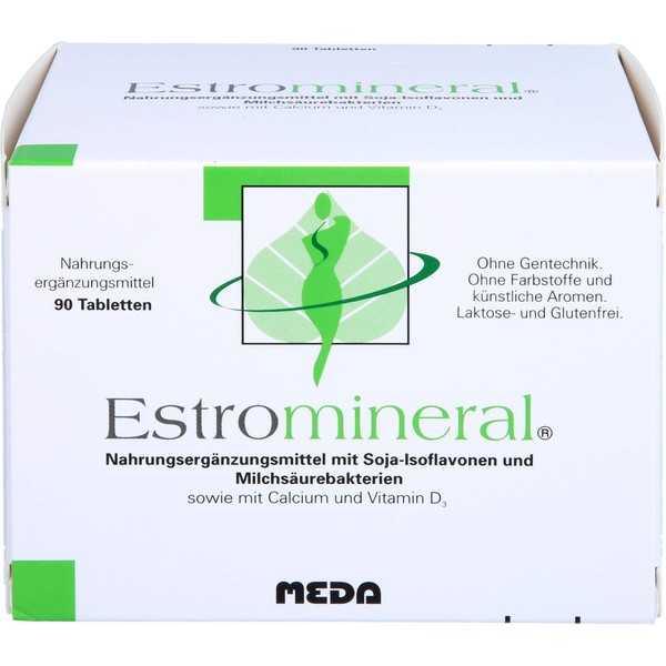 MEDA PHARMA Estromineral Tabletten für Wohlgefühl und Vitalität in den Wechseljahren, 90 St. Tabletten