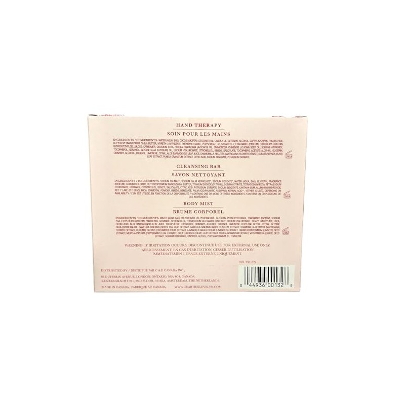 Crabtree & Evelyn EVELYN ROSE Hand Therapy, Bar Soap, Body