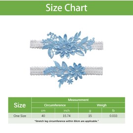 Wedding Garters for Bride Bridal Lace Garter Set Floral Leg Ring with Hand Sewn Faux Pearls (Pink)