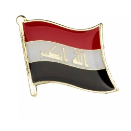 PatchesOhoul Iraq Flag Lapel Pin 5/8" x 5/8"
