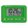 Iimono ROC-01GR Table Clock, Green/Light Green, 4.2 x 1.6 x