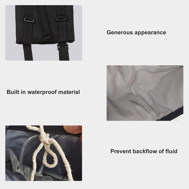 1000ml Urine Drainage Bag Holder Catheter Abdominal Drain Holder with