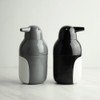 QUALY Penguin Soap Dispenser, Nature Lovers, Grey, Dispenser, Pump Dispenser
