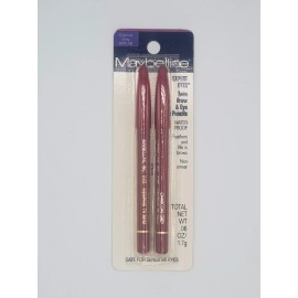 Maybelline New York NEW Maybelline Expert Eyes Twin Brow & Eye Pencils Charcoal Grey 59TC-06