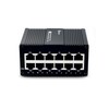 Atroodac 12-Port Mini Gigabit Network Switch, DIN-Rail Industrial, Unmanaged Ethernet