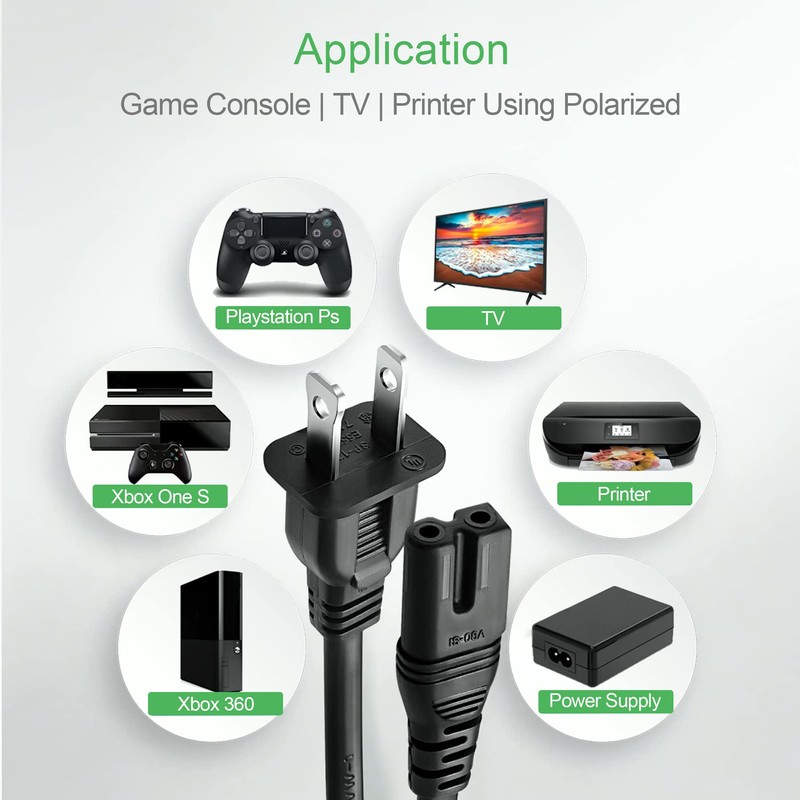 Aprelco 5ft AC Power Cord Cable Plug Compatible with Numark