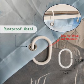 GXUNNAA Shower Curtain Motif, Bathroom Shower Curtains 200 x 200 cm, Children's Bath Curtain, Waterproof Polyester Fabric, Washable Bath Curtain