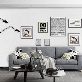 17.71in X 197in Vinyl Wallpaper, 3D Texture Touch + Vision, Super Thick PVC White Vinyl Wallpaper, Easy to Install and Detach, Suitable for Kitchen, Bedroom, Home, etc.