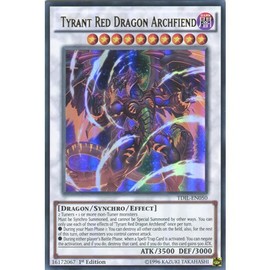 YuGiOh : TDIL-EN050 1st Ed Tyrant Red Dragon Archfiend Ultra Rare Card - ( Yu-Gi-Oh! Single Card ) by Deckboosters
