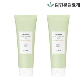 Kim Jeong-moon Aloe [Kim Jeong-moon Aloe] [Kim Jeong-moon Aloe] Cure Aloe Saponaria Cleanser 1975 2 / [김정문알로에][김정문알로에] 큐어 알로에 사포나리아 클렌져 1975 2개
