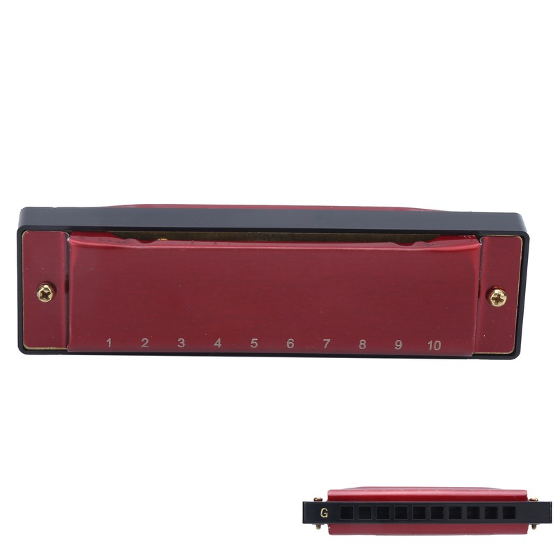 Harmonica 10 Hole 20 Tone G Key Playing Mouth Organ