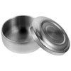 Milisten Stainless Steel Shaving Soap Cream Bowl with Lid Shaving