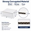 Yidomto 9x9x4 White Shipping Boxes, 25 Pack