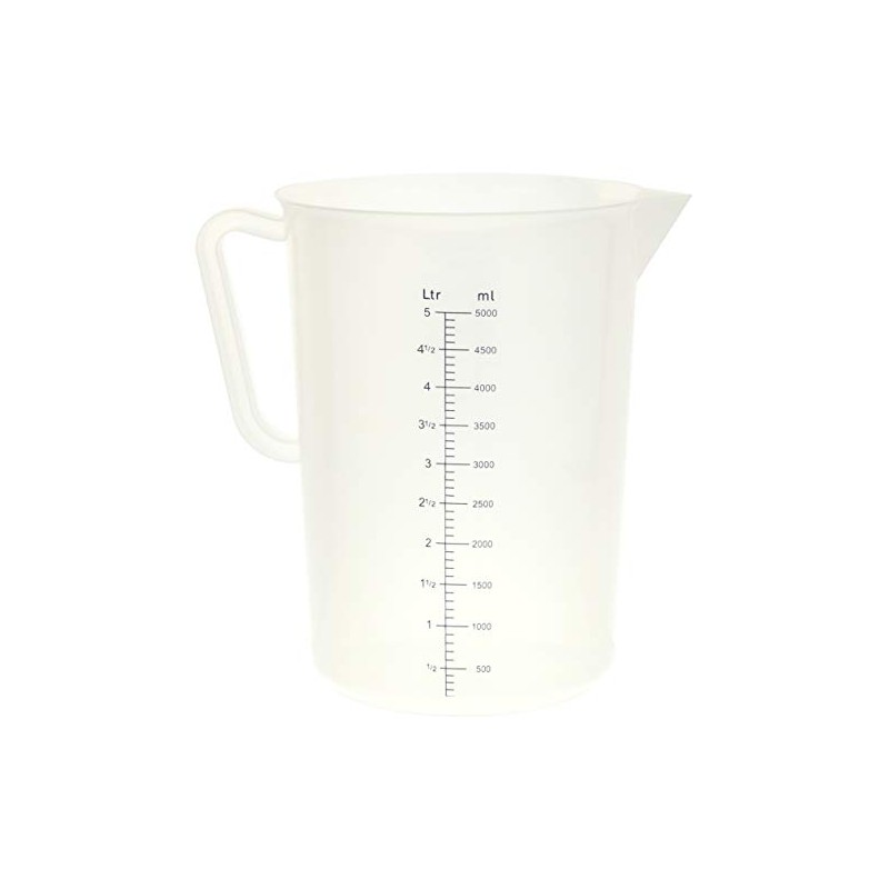 M.T. Torimatsu AS ONE MTI Polypropylene Measuring Cup 5.0L Made
