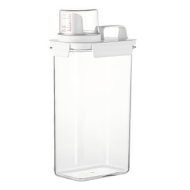 Beruyu Laundry Detergent Dispenser - Refluxable Plastic Liquid Laundry Detergent Container for Laundry Room Organization (61oz)