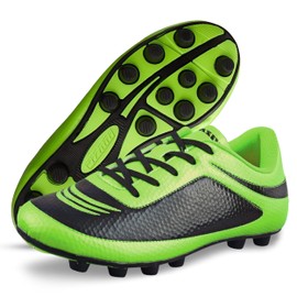 Vizari Infinity Boys Girls Soccer Cleats | Youth Firm Ground Athletic Outdoor Football Shoes for Toddler, Little Kid, Big Kid | Lightweight & Durable