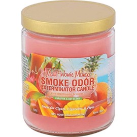Smoke Odor Exterminator 13oz Jar Candle, Maui Wowie Mango