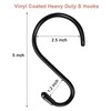 Mzekgxm 6 Pack 5 inch S Hooks for Hanging Heavy