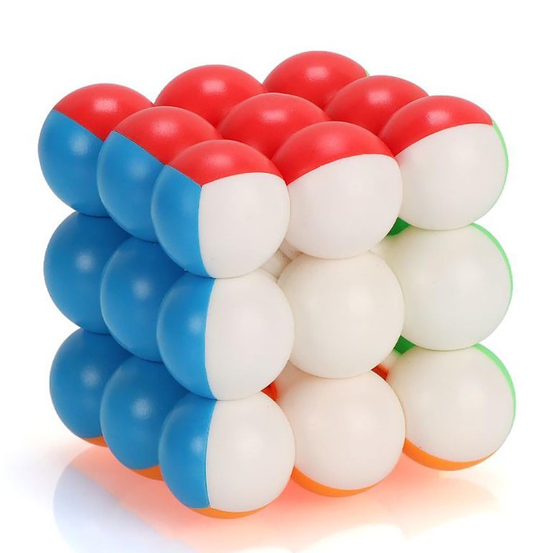 3X3 Ball Bead Cube 3X3X3 Stickerless Magic Cube Puzzle Games