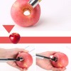 Apple Corer, Stainless Steel No-Slip Handle Apple Corer Remover Pear