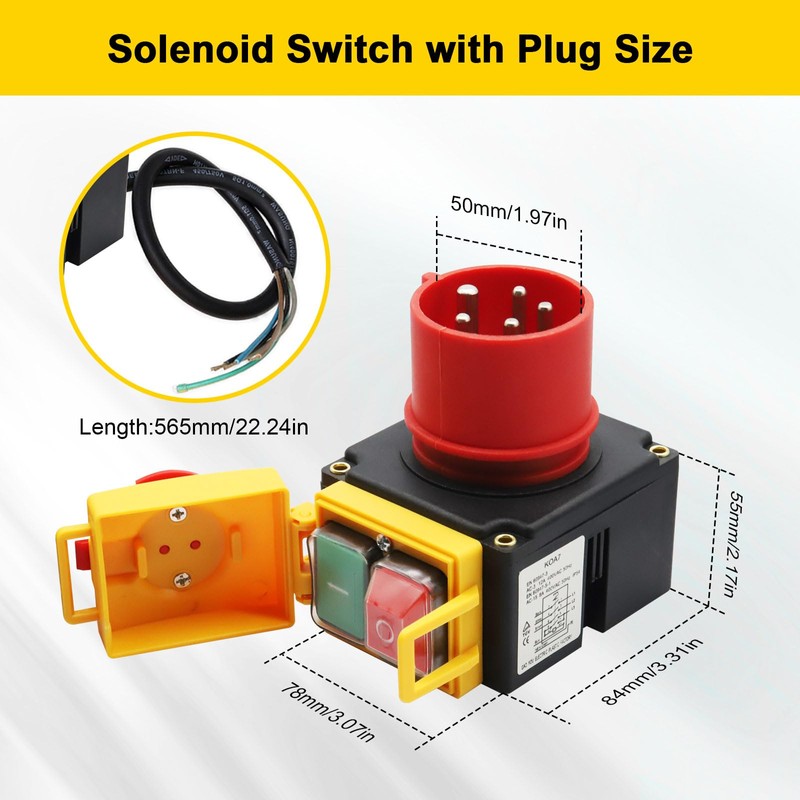 Machine Switch 400 V, 3-Phase Motor Protection Switch with 5P
