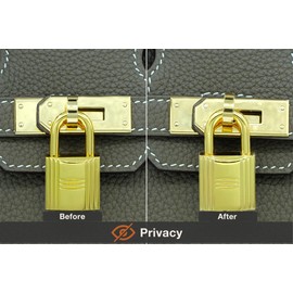 LokChuiDor Hardware Protective Film, Compatible with Kelly to go. Purse Hardware Sticker Transparent, Anti-Scratch, Clear
