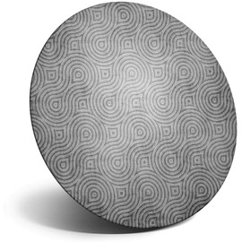 Destination Vinyl ltd Magnet for Refrigerator, Fridge BW - Cute Retro Pattern for Office, Cabinet and Whiteboard, Magnetic Stickers, 41561